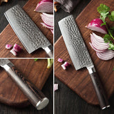 Black Hawk Series 6.8 inch Damascus Steel Nakiri Knife